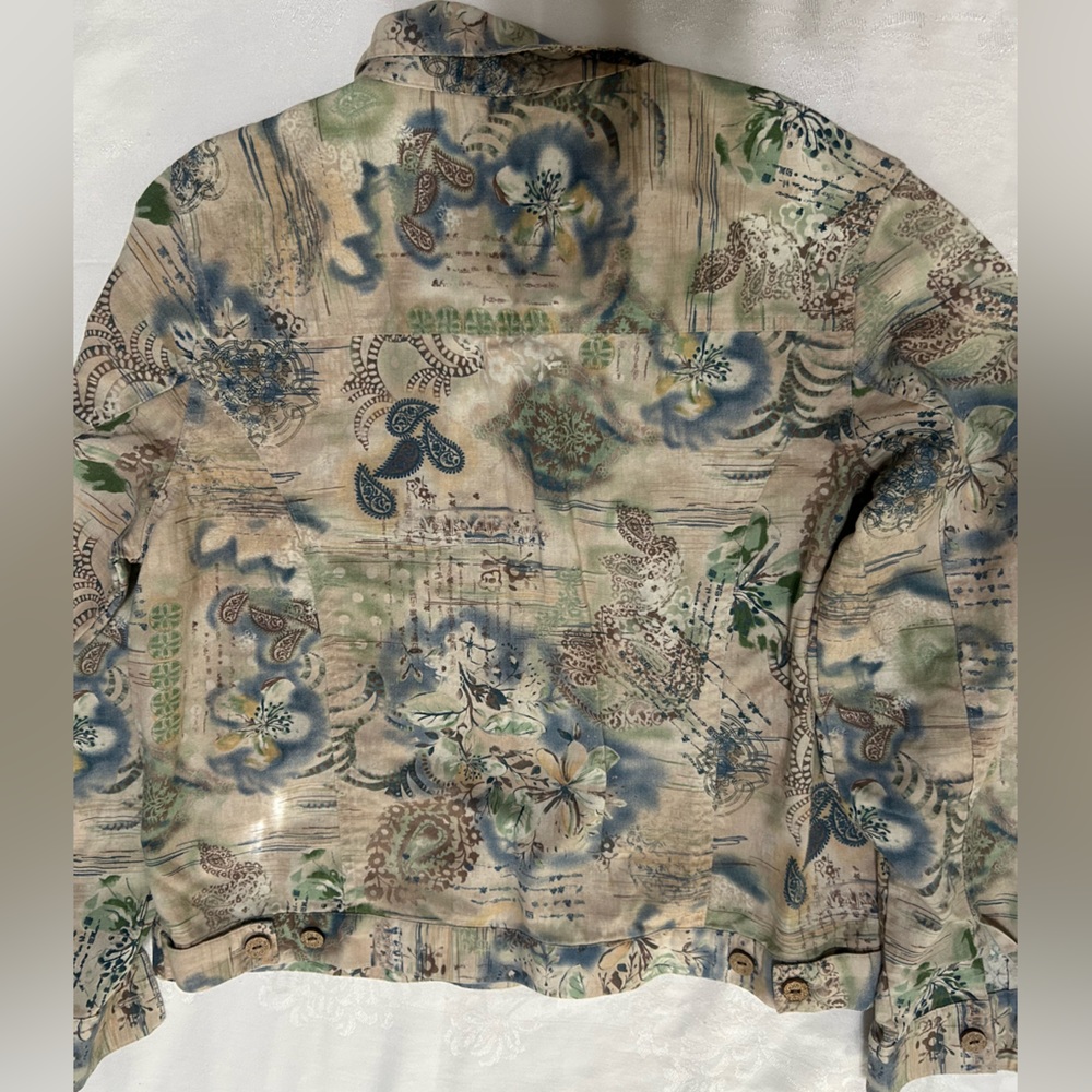 Christopher&Banks linen/cotton jacket size S